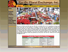 Tablet Screenshot of pacflor.com